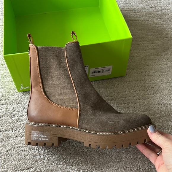 Brown and Tan Ankle Boots - Picture 4 of 7